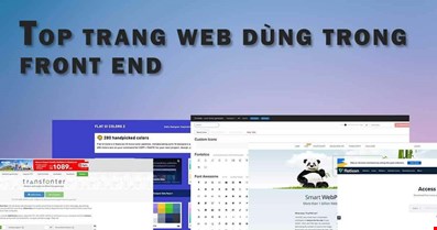 Top trang web hay dùng trong thiết kế front end